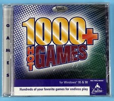 New Sealed Retro PC Game 1000+ Hot Games For Windows 95 & 98 On CD picture