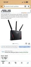 ASUS AC2900 Dual Band Gigabit WiFi Gaming Router - Black (RT-AC86U) picture