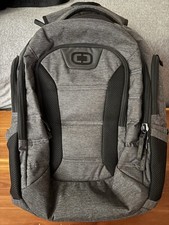 OGIO Renegade RSS 17 inch Backpack Laptop Carry Bag Case Black Gray Zipper picture