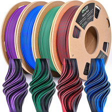 OVV3D PLA 3D Printer Filament Bundle 250G X 4 Spools, Matte PLA Filament | Dual picture
