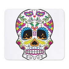 CafePress Sugar Skull 5 Non-slip Rubber Mousepad, Gaming Mouse Pad (1361815613) picture