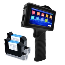 ToAuto Handheld Inkjet Printer Barcode Batch Coding Machine+2pcs Ink Cartridges picture