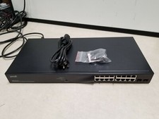 TRANSITION NETWORKS SM16TAT2SA SMART MGD POE+ SWITCH 16PORT read ad picture