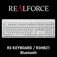 Topre REALFORCE R3 Keyboard R3HB21 Bluetooth 5.0 USB US ANSI 45g Super White picture