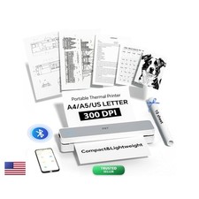 PRT Portable Thermal Printer 8.5 x 11, Inkless Wireless Travel Printer PRT picture