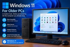 Microsoft Windows 11 Pro 64-Bit USB Flash Drive for Older PC picture