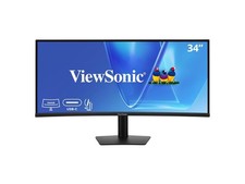 ViewSonic VG3420C 34 Inch UWQHD 1440p Curved Docking Monitor, 1900R IPS Display picture