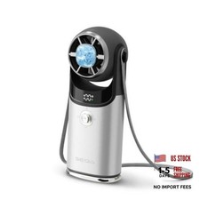 Handheld Fan with Cooling Plate,Quiet,5200mAh Rechargeable | 16500 RPM silver picture