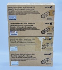Xerox Phaser 6500 WorkCentre 6505 High Capacity Toner -Black/Cyan/Magenta/Yellow picture