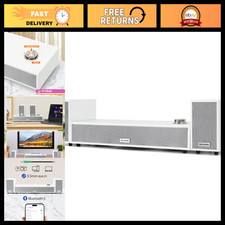 2.1 USB Powered Computer Speakers with Subwoofer, Bluetooth 5.0, RCA Input - Whi picture