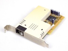 Rare: Original ELSA MicroLink 56k PCI HCF EU Modem Card Card 2x RJ11 HTF picture