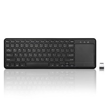 PERIBOARD716 Wireless Keyboard with Touchpad Scissor Keys Black US picture