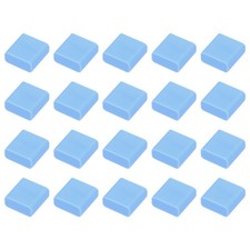 20pcs USB 2.0 Port Cap Cover Silicone Protector for USB Data Cable, Blue picture