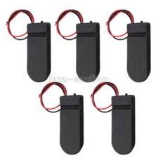 5pcs CR2032 button coin cell battery holder case box 3V wire lead on/off switch picture