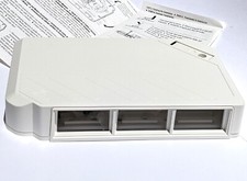 Leviton CAT-41296-MMW MOS Surface Mount Box, Quickport Multimedia Outlet, Fiber picture