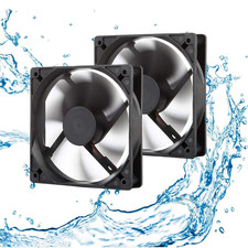 120mm 12V 2Wire 3Pin 3000RPM Moisture-Proof RV Cooling & Exhaust Fan 2-Pack picture