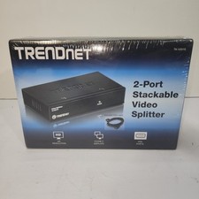 TRENDnet TK-V201S 2-Port VGA Video Splitter Stackable 1920x1440 New Sealed picture