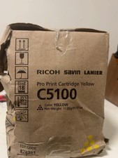 Genuine Ricoh 828351 Yellow Toner Pro C5100 C5110 Savin Lanier OEM New Old Stock picture