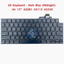 NEW US Dark Blue (Midnight)  Keyboard for MacBook Air 13
