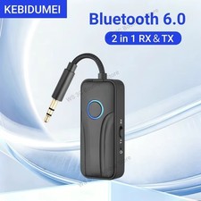 Bluetooth 6.0 Transmitter Call Music Receiver AUX Adapter for Car Headphone iPod picture