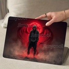 2 Pieces Red Dragon Pattern PVC Laptop Sticker Beige Scratch-resistant picture