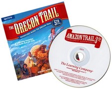 Oregon Trail 5th Edition + Amazon Trail 3rd PC Windows Software Lot 2 Titles picture