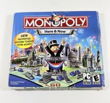 Monopoly Here & Now PC CD-ROM 2007 Windows XP Vista Encore Hasbro ML465 picture