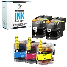 5PK Compatible CMYi LC209 LC205 Ink Cartridges Combo fits Brother MFC-J5520DW picture
