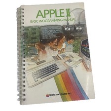 Apple II  BASIC Programming Manual  Original Spiral Bound Written By Jef Raskin picture
