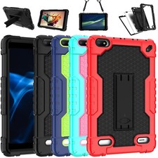For BLU M8L Tablet 8 Inch Heavy Duty Rubber Case Shockproof Drop-Proof For kids picture