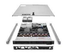 DELL R640 10-Bay Server Dual Xeon Gold 6150 2.70Ghz 128GB Ram H740p 2xPSU,RAILS picture