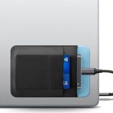 2-Pocket SSD & Hard Drive Holder for Laptop, Reusable 3M Adhesive picture