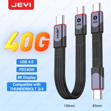 JEYI USB 4.0 FPC Cable 40Gbps 240W PD 8K Display Thunderbolt 4/3 MacBook picture