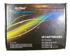 13Pk Arthur Imaging Inkjet Cartridge Set LC-103 105, 107 for BRO.DCP E Mixed Lot picture
