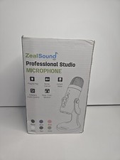Zealsound USB Microphone, Condenser PC Mic Black New In Box picture