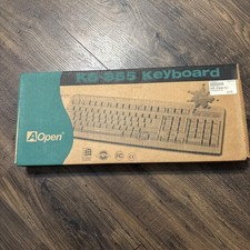 AOpen KB-855 Wired PS/2 Keyboard 107 keys- Vintage new in box picture