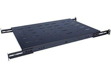 Raising Electronics Fixed Rack Server Shelf 1U 19Inch Shelves 4 Post Rack Mou... picture