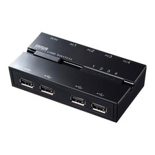 Sanwa Supply USB 2.0 Manual Switch 4-PC with Hub Magnet SW-US44HMG Japan Import picture