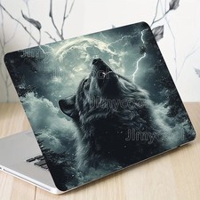 2 Piece Laptop Wolf Pattern Art Skin Sticker Protective Cover Universal Netbook  picture