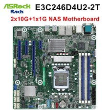 ASRock Rack E3C246D4U2-2T M-ATX NAS Motherboard Intel C246 DDR4 Server Mainboard picture