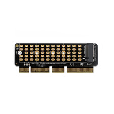 PH41-U1 M.2 NVMe SSD to PCI-E 4.0 Single Disk Adapter Card PCIe x4 x8 x16 Card r picture