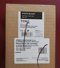 10-2021 Genuine EPSON T5961 Photo Black Ink 350ml for Stylus 7890/7900/9890/9900 picture