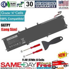 ✅ 97Wh 6-Cell Extended Battery for Dell XPS 15 9560 9570 Laptop GPM03 6GTPY picture