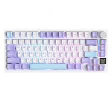 X820 Ultra Tri-mode Mechanical Keyboard 75% ANSI Hot Swappable TFT Screen RGB picture