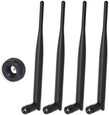 4x Dual Band WiFi 6dBi MIMO RP-SMA Antenna For WiFi Router Wireless Network Card picture