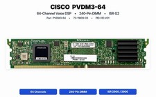 Cisco PVDM3-64 V01 64-Channel Voice DSP Module 73-11809-03 ISR G2 2900/3900 picture