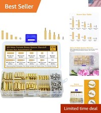 Durable Brass & Stainless Steel Motherboard Standoff Kit - 320PCS Organized Set picture