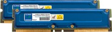 512MB (2 x 256MB) PC600 184-PIN ECC RAMBUS RDRAM RIMM WORKSTATION MEMORY RAM KIT picture