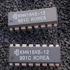 Samsung KM4164B-12 IC Chip Static DRAM Ram 16 Pin DIP KM4164B Vintage Computer M picture