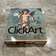 Broderbund ClickArt Celebrations & Holidays PC CD-ROM Big Box Software picture
